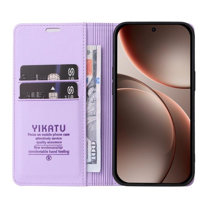 YIKATU - YIKATU Oppo Find X9 Pro 5G Fodral PU Läder - Ljus Lila