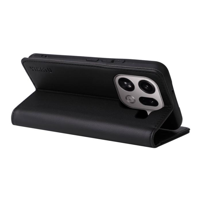 YIKATU - YIKATU Oppo Find X9 Pro 5G Fodral PU Läder - Svart