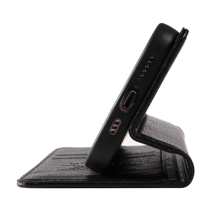 YIKATU - YIKATU Samsung Galaxy A35 5G Skal PU Läder - Svart