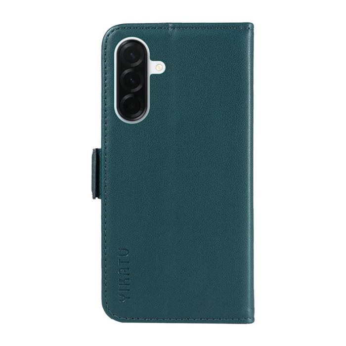 YIKATU - YIKATU Samsung Galaxy A37 Plånboksfodral Konstläder Ställfunktion - Grön
