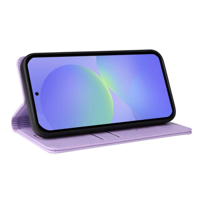 YIKATU - YIKATU Samsung Galaxy A37 Plånboksfodral Konstläder - Lila