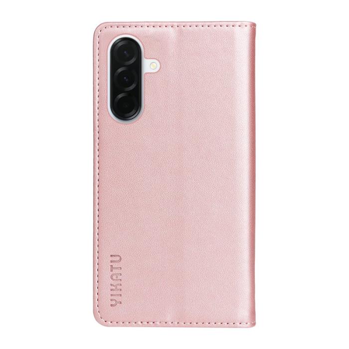 YIKATU - YIKATU Samsung Galaxy A37 Plånboksfodral Konstläder - Roséguld