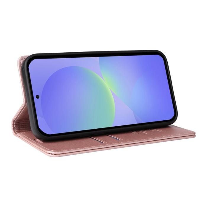 YIKATU - YIKATU Samsung Galaxy A37 Plånboksfodral Konstläder - Roséguld