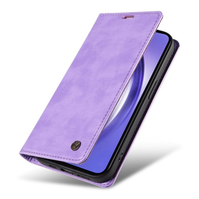YIKATU - YIKATU Samsung Galaxy A55 5G Fodral Magnetisk Stängning PU Läder - Lila