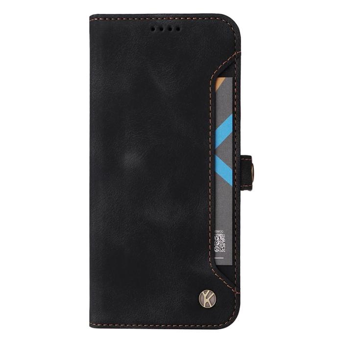 YIKATU - YIKATU Samsung Galaxy A55 5G Fodral PU Läder Flip - Svart