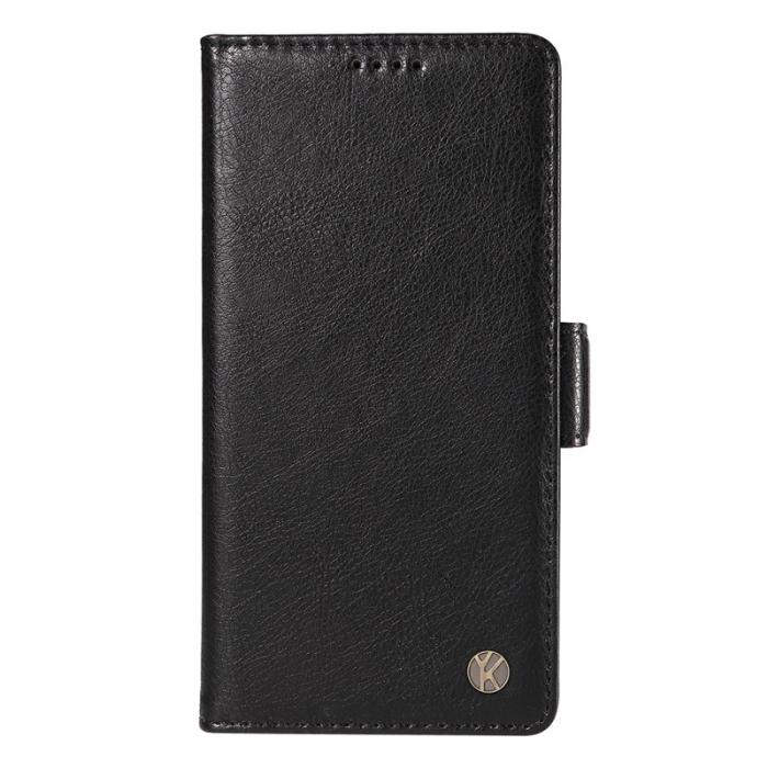 YIKATU - YIKATU Samsung Galaxy A55 5G Skal Äkta Läder - Svart