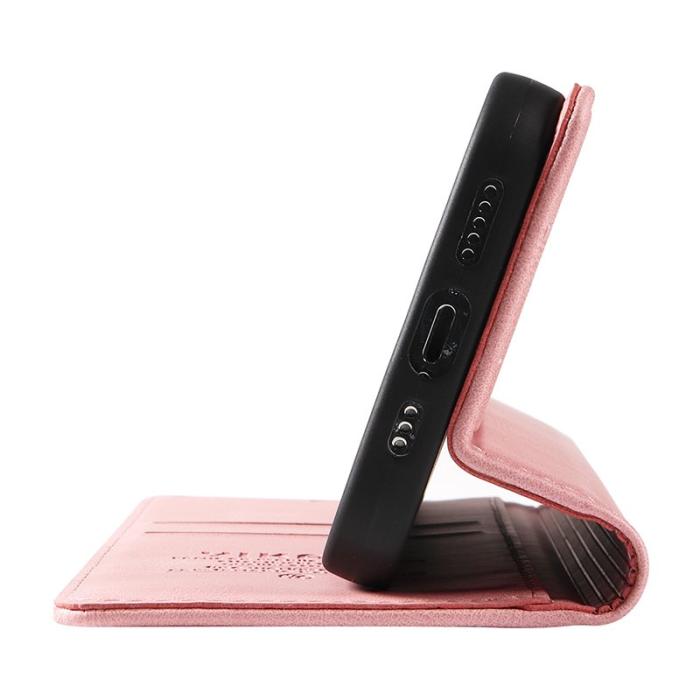 YIKATU - YIKATU Samsung Galaxy A55 5G Skal Konstläder - Rosa