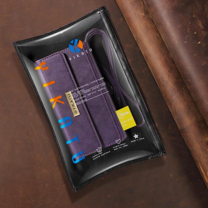 OEM - YIKATU Samsung Galaxy S26 / S26 Pro Fodral Läder - Lila