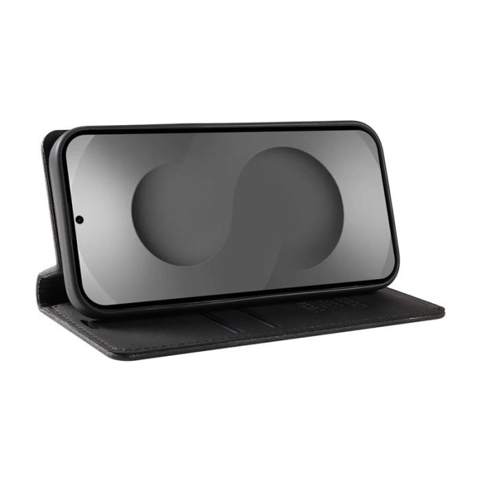 YIKATU - YIKATU Samsung Galaxy S26 Ultra Fodral Äkta Läder - Svart