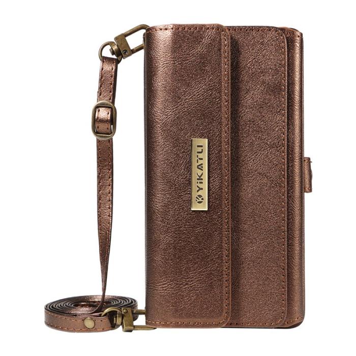 YIKATU - YIKATU Samsung Galaxy S26 Ultra Fodral Läder - Brun