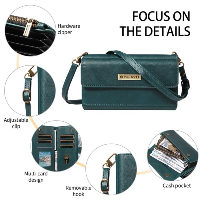 YIKATU - YIKATU Samsung Galaxy S26 Ultra Fodral Läder - Grön