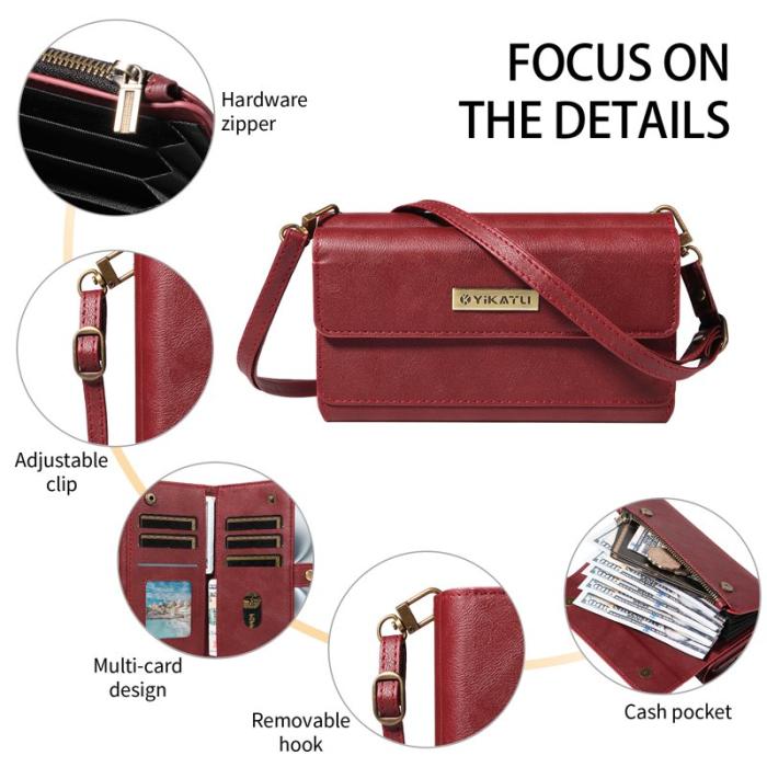 YIKATU - YIKATU Samsung Galaxy S26 Ultra Fodral Läder - Röd