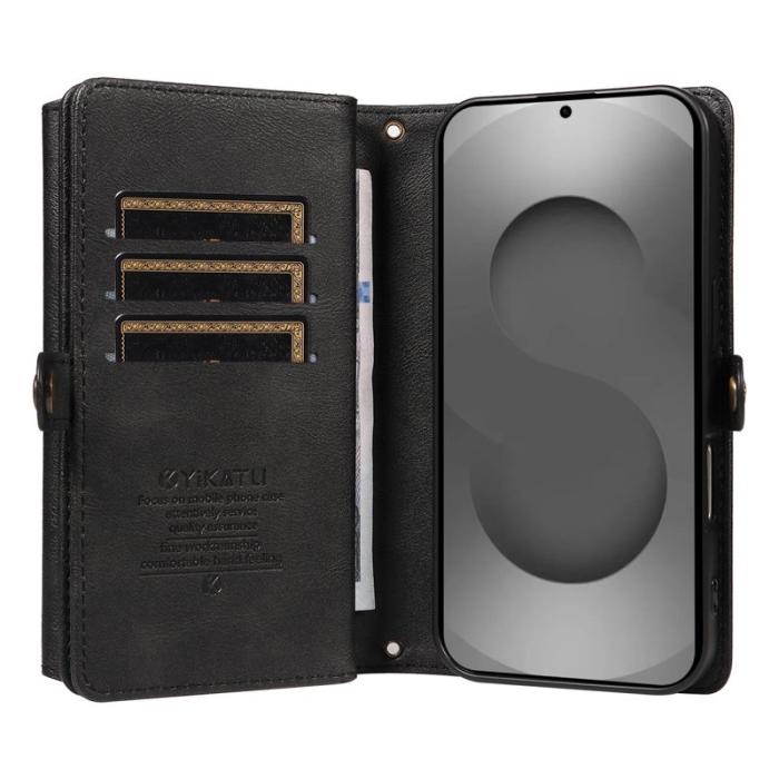 YIKATU - YIKATU Samsung Galaxy S26 Ultra Fodral Läder - Svart