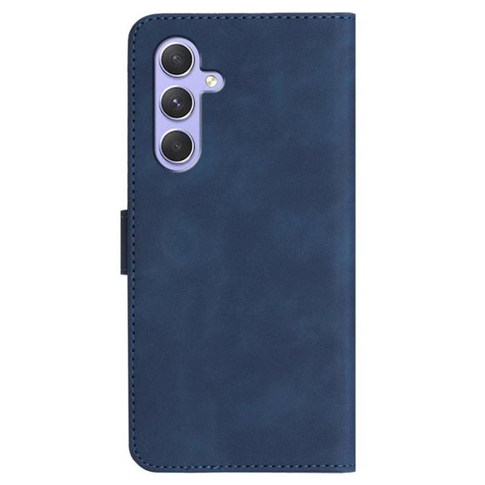 OEM - YX0030 Samsung Galaxy A55 5G Fodral PU Läder Skydd - Safir
