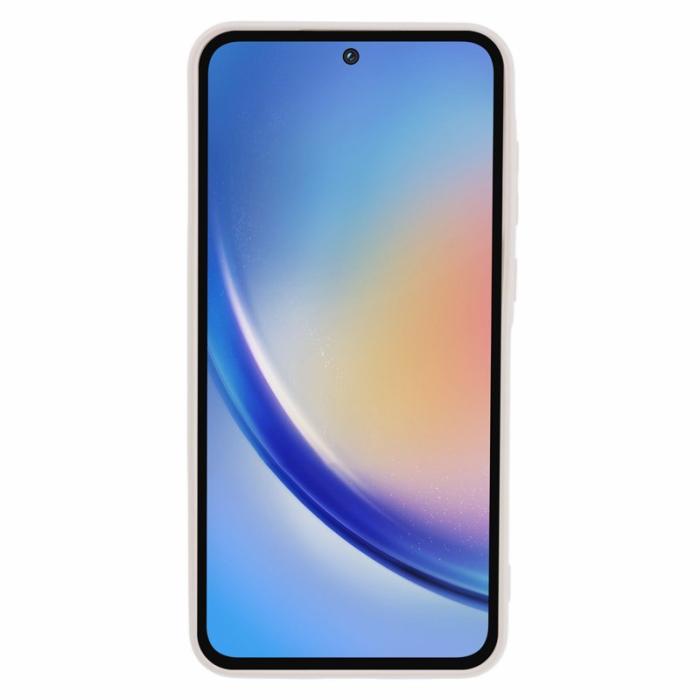 OEM - YX Samsung Galaxy A35 5G Skal TPU Matt Skydd - Vit