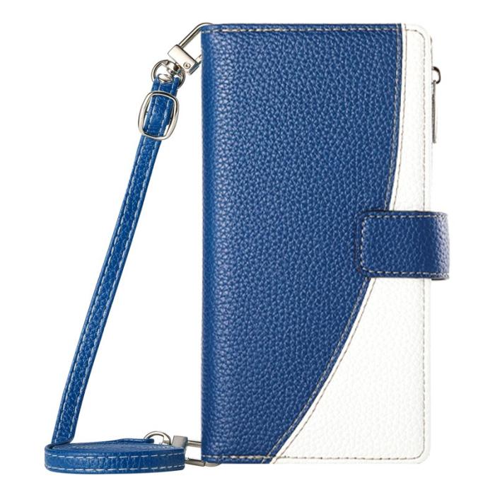 OEM - Zipper Samsung Galaxy A35 5G Fodral Konstläder - Mörkblå