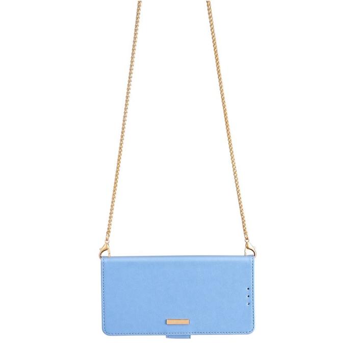 OEM - ABEEL Samsung Galaxy A35 5G Fodral Äkta Läder RFID Skydd - Blå