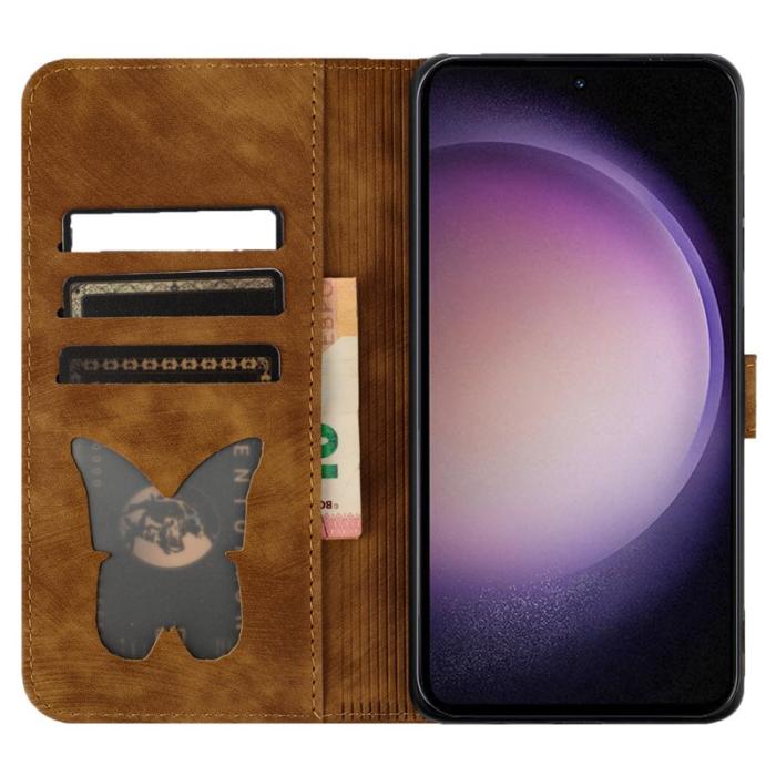 OEM - ABEEL Samsung Galaxy A35 5G Fodral Konstläder - Brun