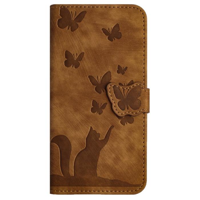 OEM - ABEEL Samsung Galaxy A35 5G Fodral Konstläder - Brun