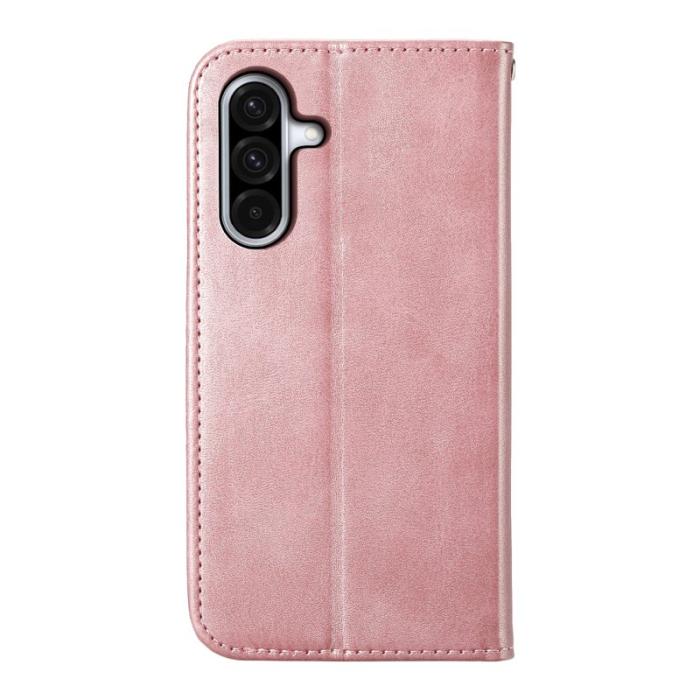 OEM - ABEEL Samsung Galaxy A35 5G Fodral PU Läder + TPU - Roséguld
