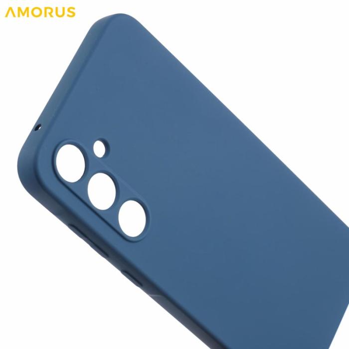 Amorus - AMORUS Samsung Galaxy A35 5G Skal TPU Fiber Stötbeständig - Safir
