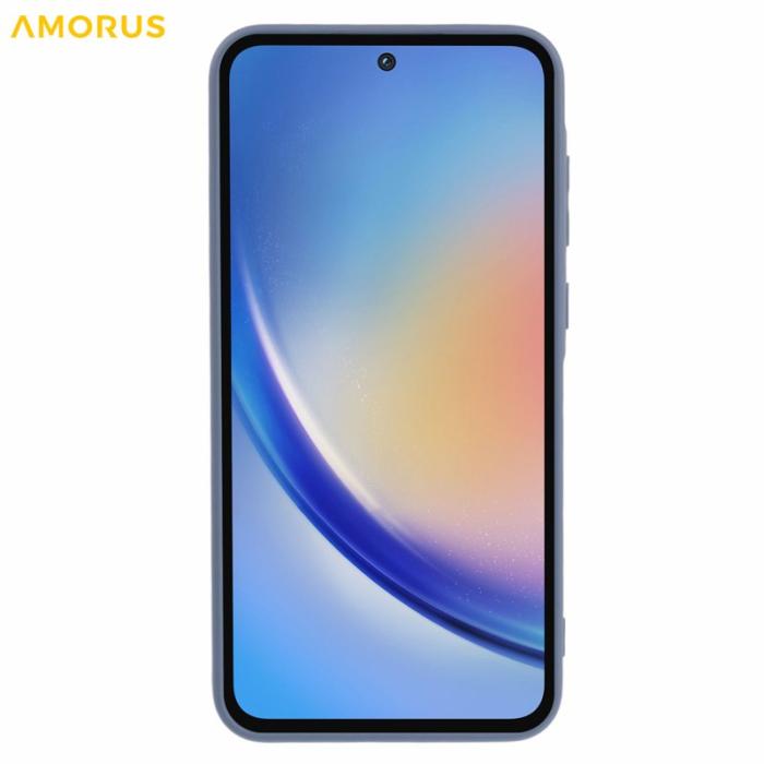 Amorus - AMORUS Samsung Galaxy A35 5G Skal TPU Stötabsorberande - Lavendelgrå