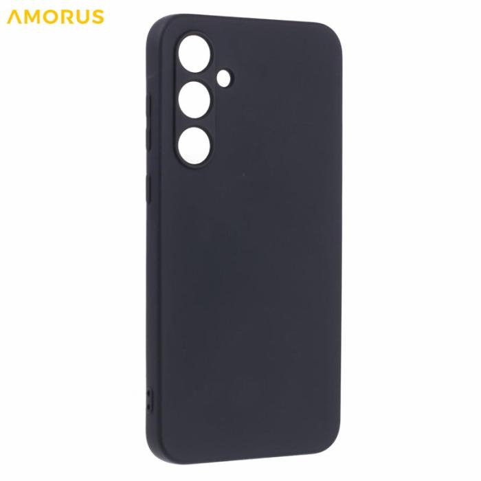Amorus - AMORUS Samsung Galaxy A35 5G Skal TPU Stötabsorberande - Svart