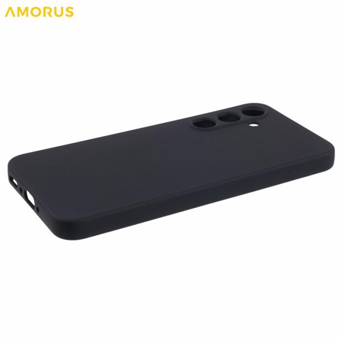 Amorus - AMORUS Samsung Galaxy A35 5G Skal TPU Stötabsorberande - Svart