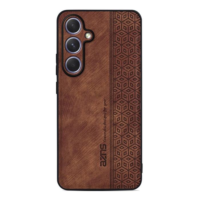 AZNS - AZNS Samsung Galaxy S26/S26 Pro Skal PU Läder Skydd - Brun