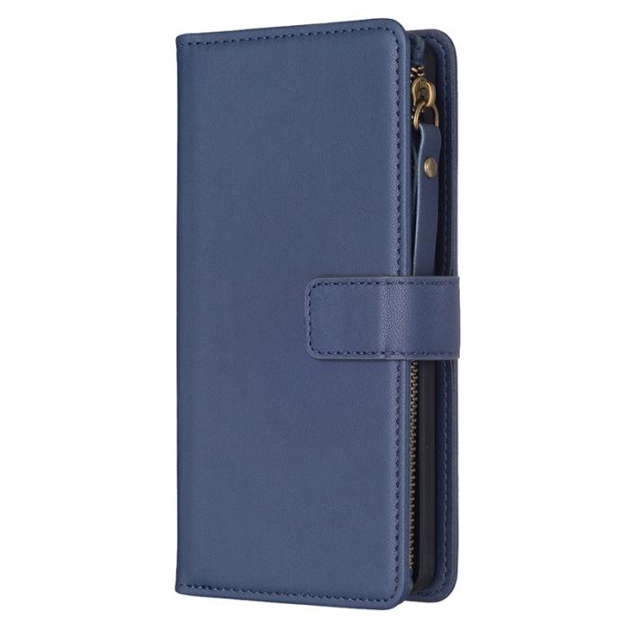 OEM - BF Style-19 Samsung Galaxy A35 5G Skal PU Läder - Blå