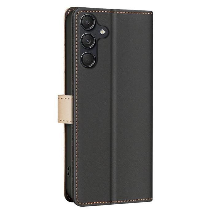 BINFEN COLOR - BINFEN Samsung Galaxy A35 5G Fodral RFID Skydd - Svart