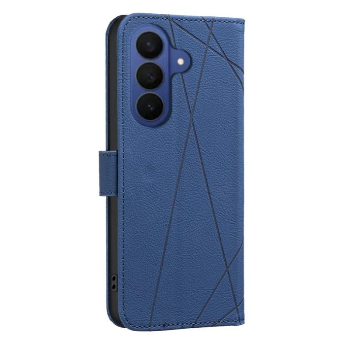 BINFEN COLOR - BINFEN Samsung Galaxy S26 Pro Fodral Äkta Läder RFID Skydd - Blå