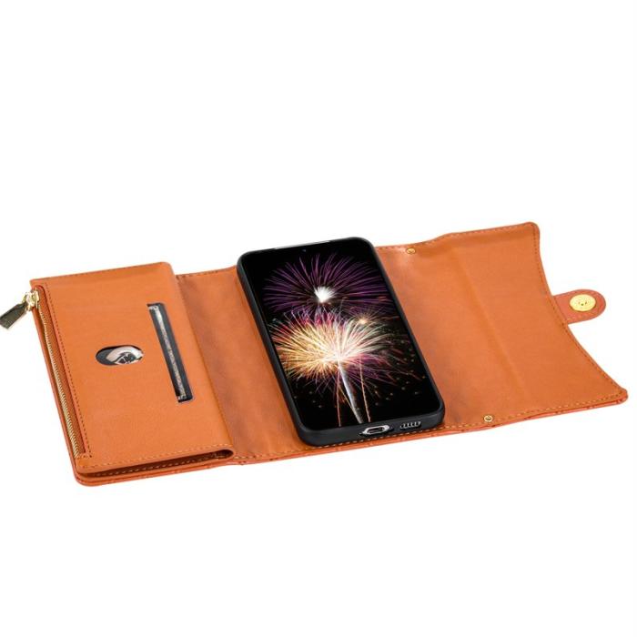 OEM - BKS Samsung Galaxy A35 5G Skal Äkta Läder - Brun