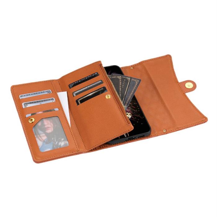 OEM - BKS Samsung Galaxy A35 5G Skal Äkta Läder - Brun