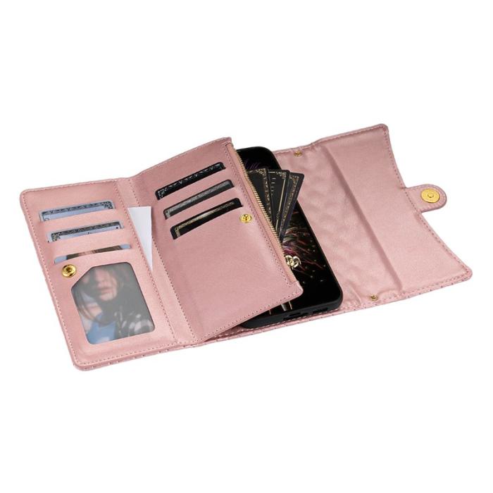 OEM - BKS Samsung Galaxy A35 5G Skal Äkta Läder - Roséguld