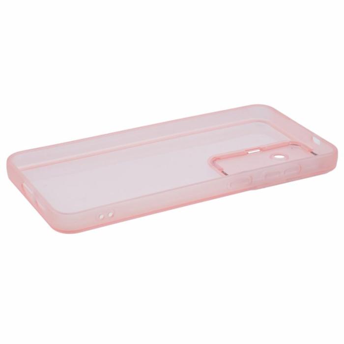 OEM - DKSM Samsung Galaxy A35 5G Skal TPU Electroplaterad - Transparent Rosa