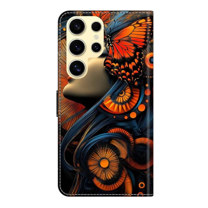 OEM - Dreamy Galaxy S26 Ultra Fodral Flip PU Läder Mönster - Flickdröm