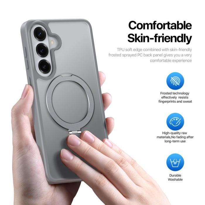 Dux Ducis - DUX DUCIS Samsung Galaxy S26 Skal PC TPU Matt Kickstand - Grå