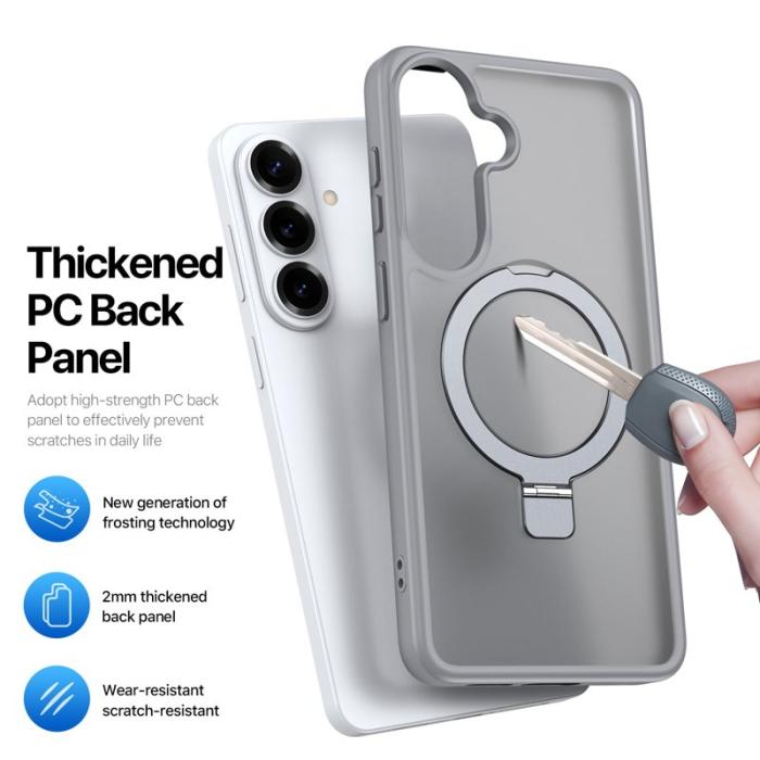 Dux Ducis - DUX DUCIS Samsung Galaxy S26 Skal PC TPU Matt Kickstand - Grå