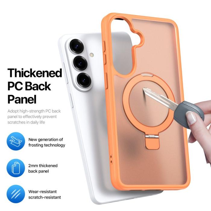 Dux Ducis - DUX DUCIS Samsung Galaxy S26 Skal PC TPU Matt Kickstand - Orange