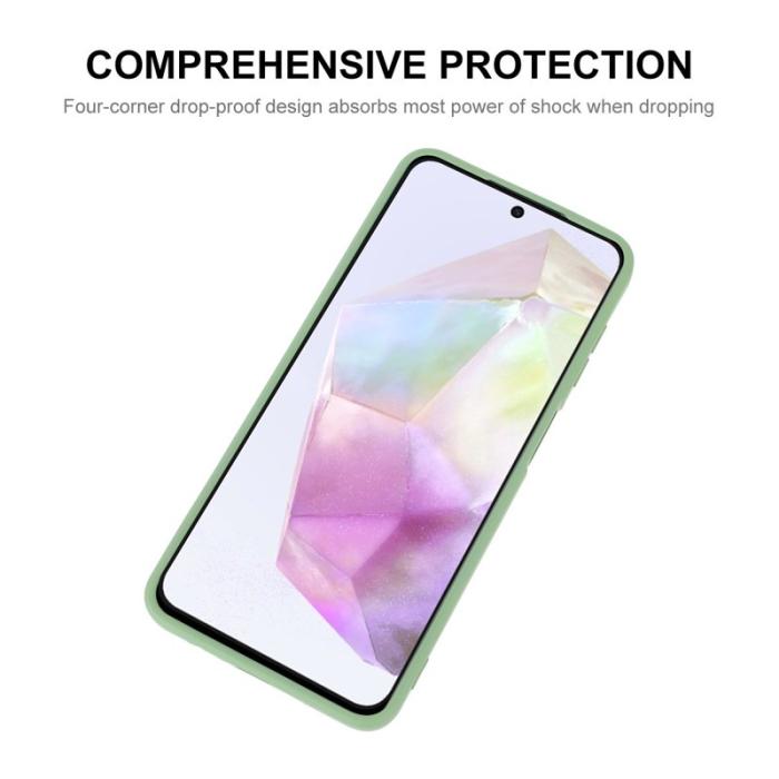 HAT PRINCE - ENKAY Samsung Galaxy A35 5G Skal Anti-Scratch Silikon - Mörkblå