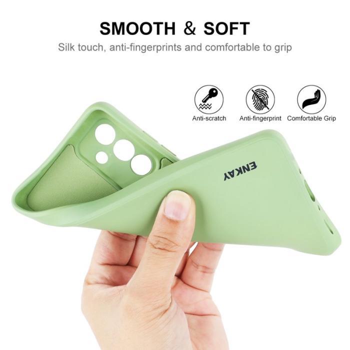 HAT PRINCE - ENKAY Samsung Galaxy A35 5G Skal Anti-Scratch Silikon - Mörkblå