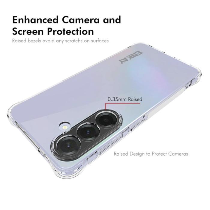 HAT PRINCE - ENKAY Samsung Galaxy S26 Plus Skal TPU Stöttålig Antiglid - Transparent