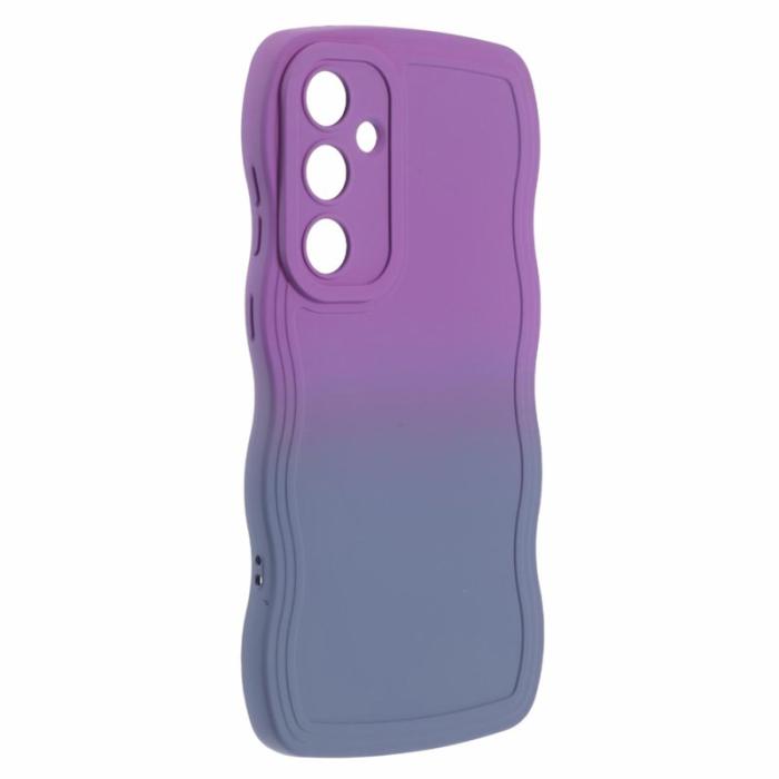OEM - JTW Samsung Galaxy A35 5G Skal TPU Gradient Färg - Lila+Lavendel Grå