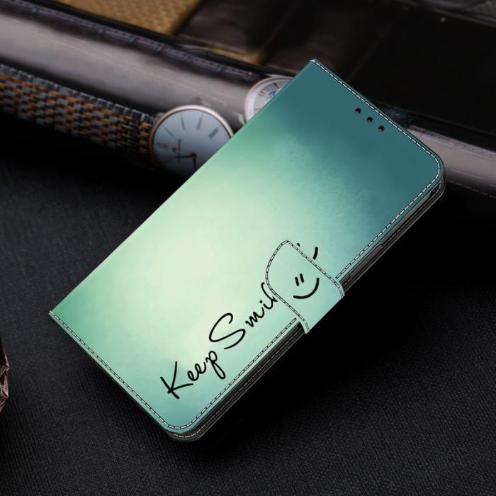 OEM - Keep Smile Samsung Galaxy A35 5G Fodral PU Läder Mönster - Svart