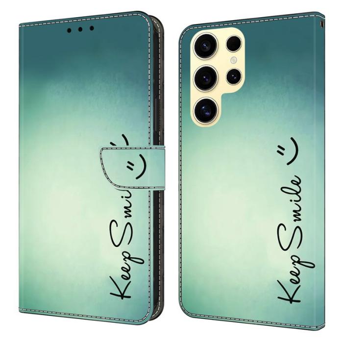 OEM - Keep Smile Samsung Galaxy S26 Ultra Fodral PU Läder - Svart