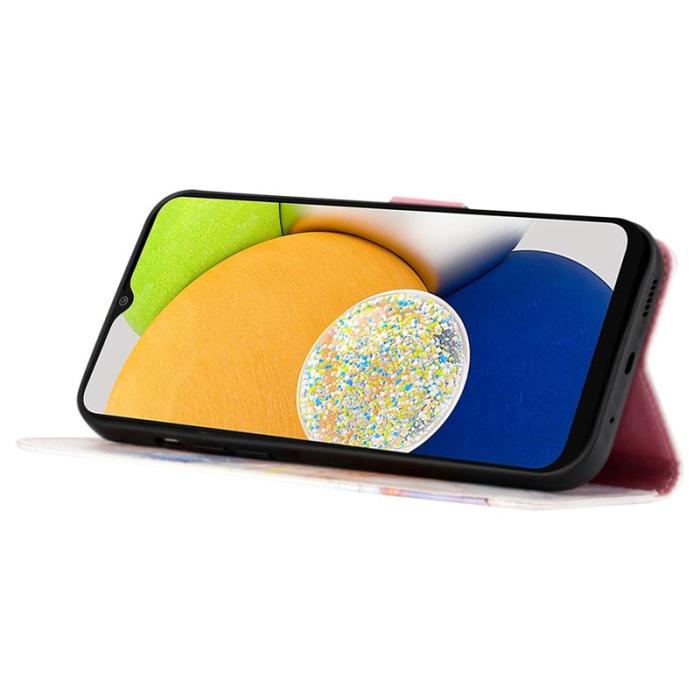 OEM - Milky Way Samsung Galaxy A35 5G Fodral Konstläder - Vit