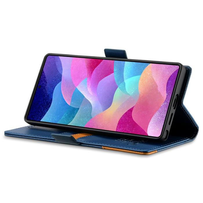 N.BEKUS - N.BEKUS P3 För Samsung Galaxy S26 Ultra Fodral PU Läder - Blå