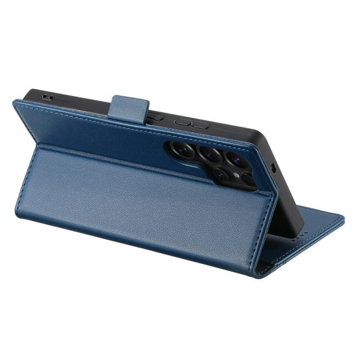 N.BEKUS - N.BEKUS P3 För Samsung Galaxy S26 Ultra Fodral PU Läder - Blå