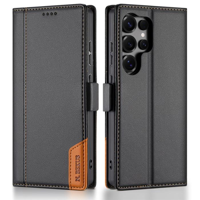 N.BEKUS - N.BEKUS P3 för Samsung Galaxy S26 Ultra Fodral RFID Skydd - Svart
